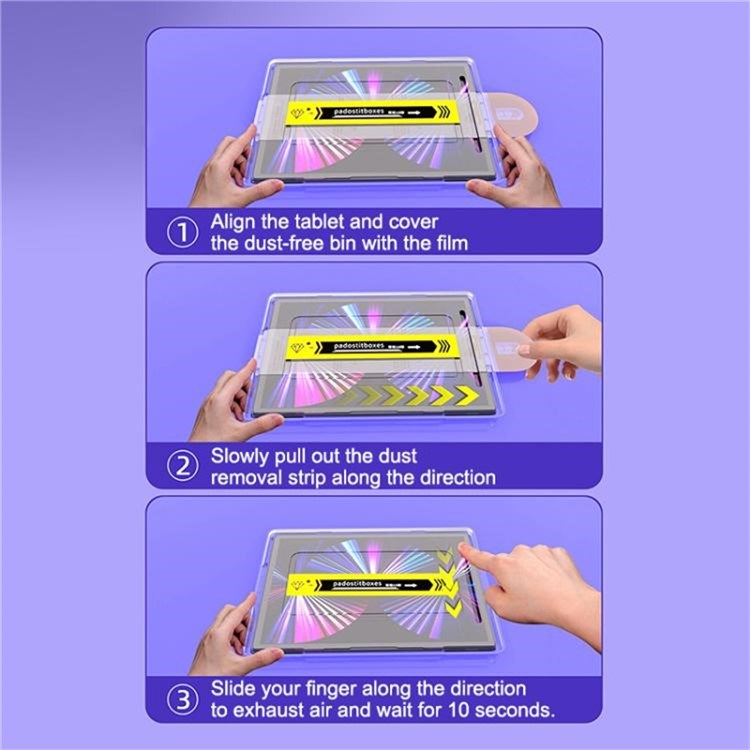 iPad 9.7" (2018 / 2017) / iPad Air / iPad Air 2 Tempered Screen Protector Glass with Installation Tool - Transparent