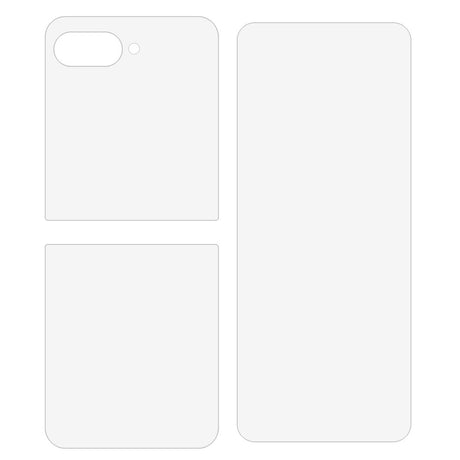 Motorola Razr 60 Ultra Screen Protector - 3 Parts - Transparent
