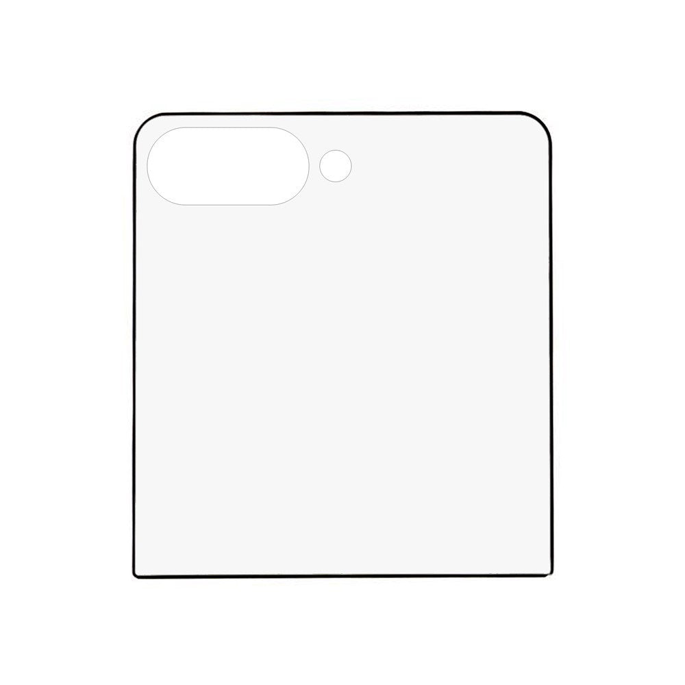 Samsung Galaxy Z Flip7 Screen Protector Glass - Transparent / Black