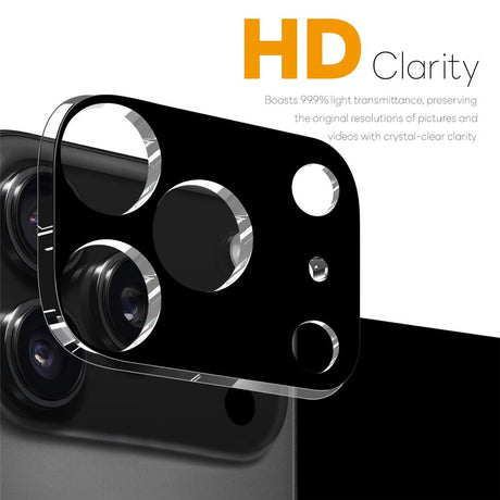 NORTHJO iPhone 17 Pro Max Tempered Camera Lens Glass - Black