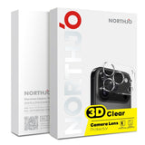 NORTHJO iPhone Air Tempered Camera Lens Glass - Transparent - 2 Pcs.