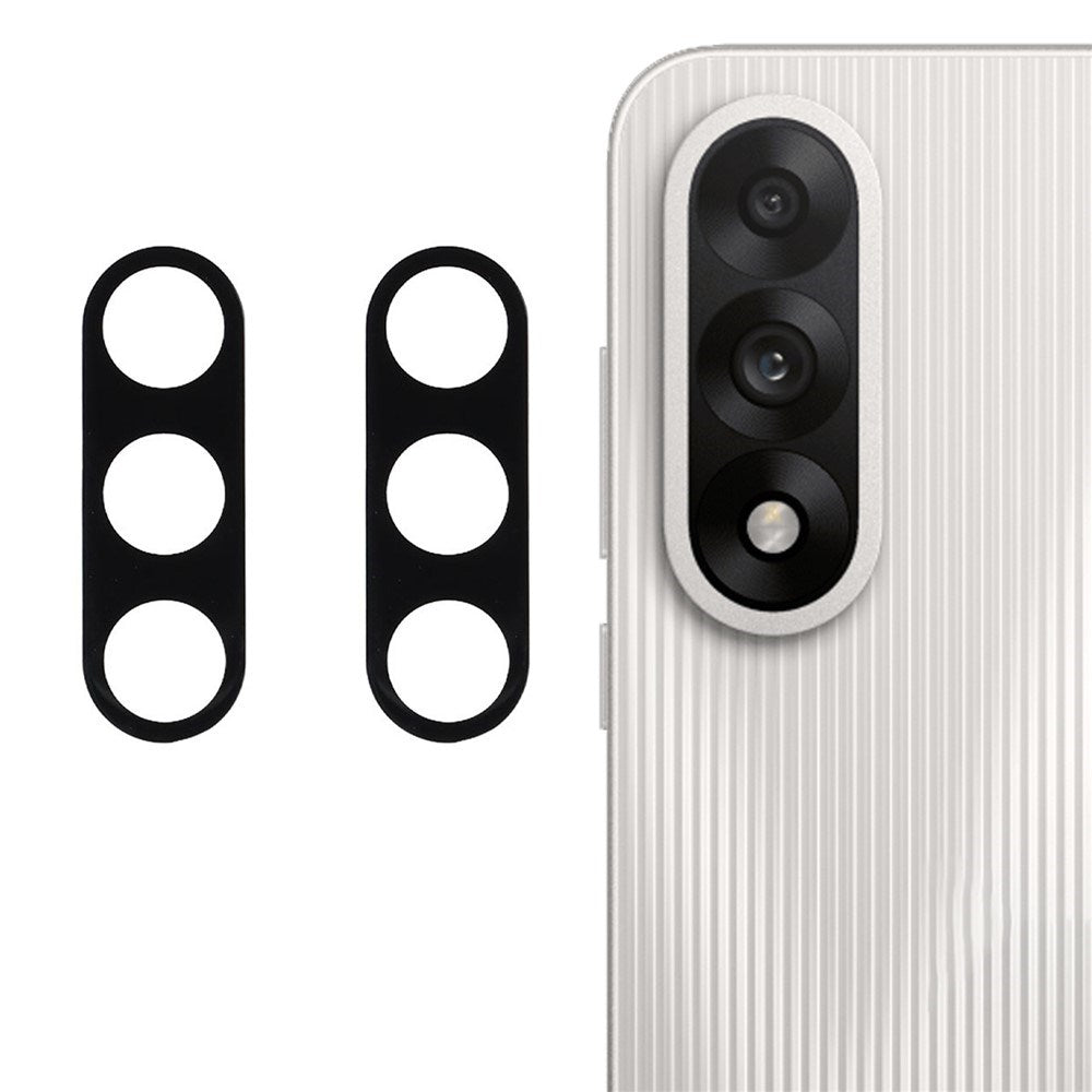 OnePlus Nord 5 Tempered Camera Lens Protector Glass - 2 pcs - Black