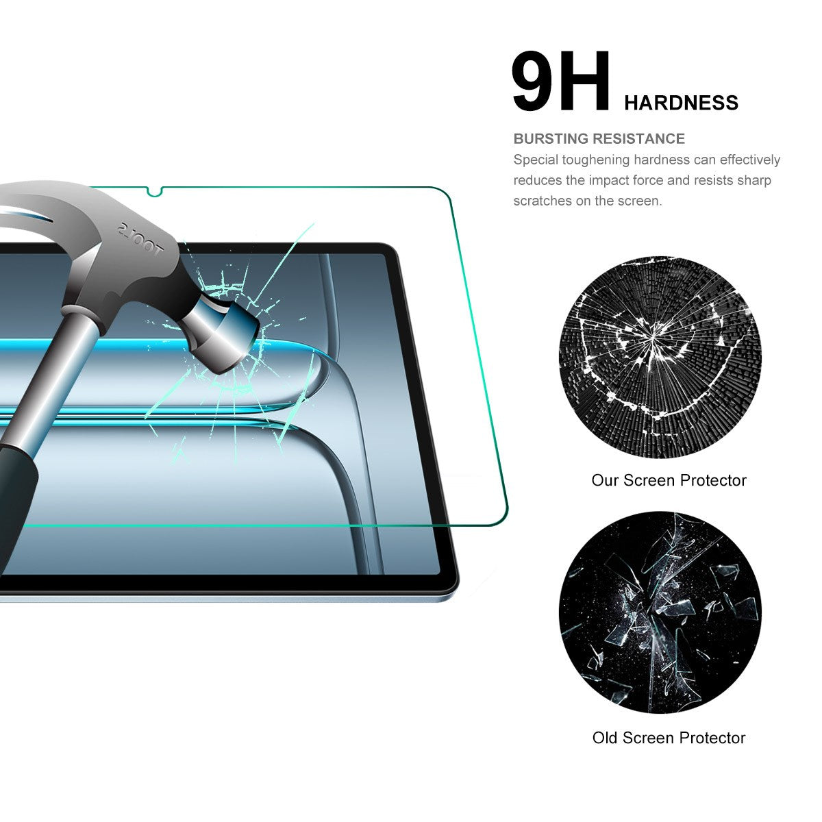 OnePlus Pad Lite ENKAY Tempered Glass Screen Protector - 2 pcs. - Transparent