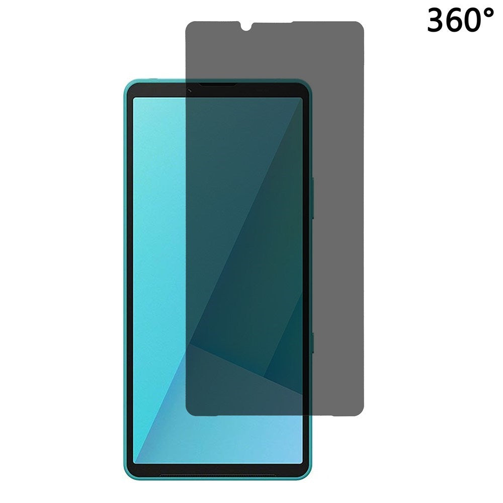 Sony Xperia 10 VII Tempered Glass Screen Protector with Privacy Function - Transparent