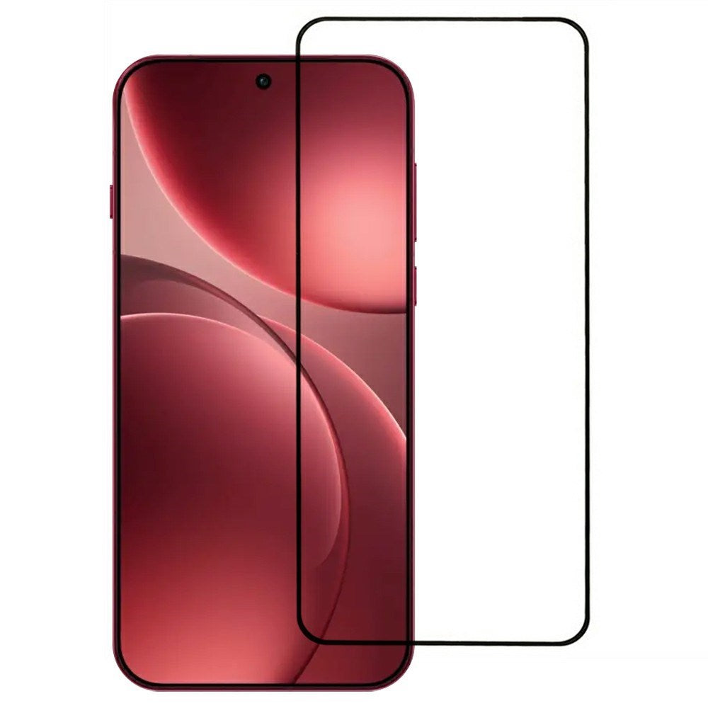 OPPO Find X9 Pro Tempered Glass Screen Protector - Transparent / Black Edge