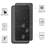 Samsung Galaxy A57 Tempered Glass Screen Protector - Privacy - Transparent