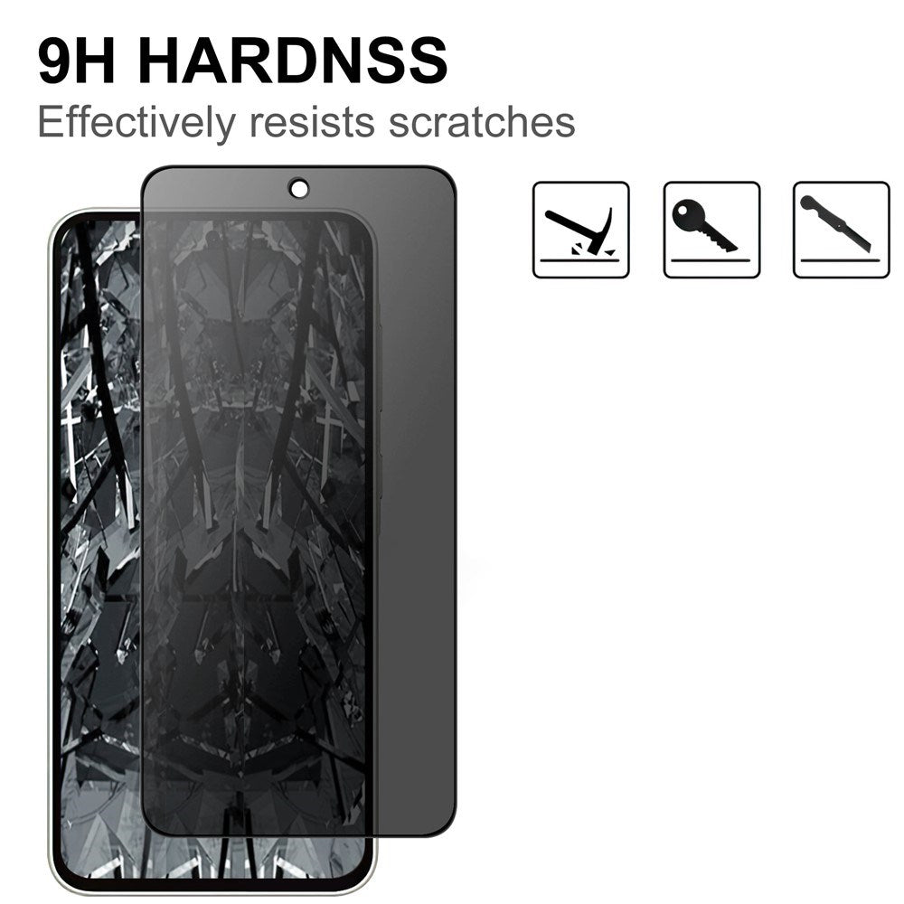 Samsung Galaxy A57 Tempered Glass Screen Protector - Privacy - Transparent