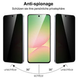 Samsung Galaxy A57 Tempered Glass Screen Protector - Privacy - Transparent
