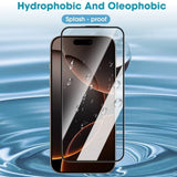 iPhone 18 Pro / 17 Pro Tempered Glass Screen Protector with Installation Frame - Transparent