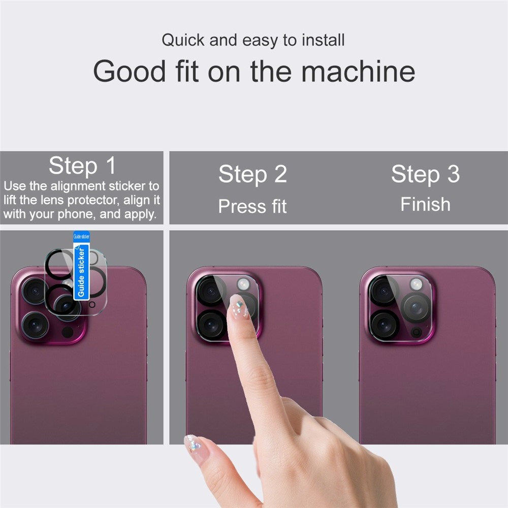 Samsung Galaxy S26+ (Plus) IMAK Tempered Camera Lens Glass - Black