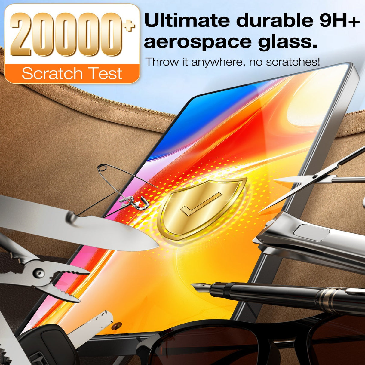 Samsung Galaxy S26 Ultra TORRAS Glassgo Tempered Screen Protector Glass with Installation Frame – Transparent