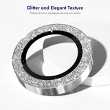 Samsung Galaxy A37 / A57 ENKAY Glitter Camera Lens Protector - Black