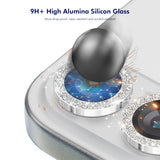Samsung Galaxy A37 / A57 ENKAY Glitter Camera Lens Protector - Silver