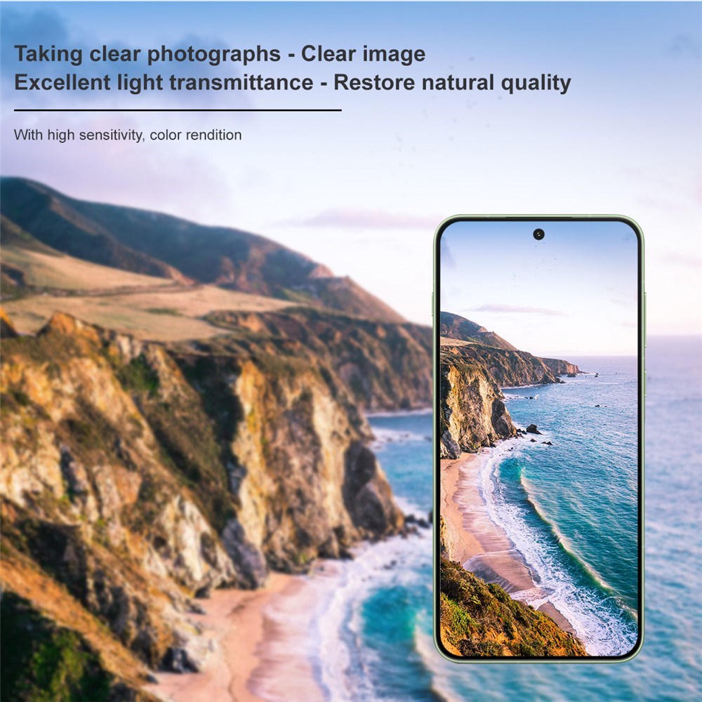 OnePlus 15R IMAK Tempered Camera Lens Protection Glass - Black
