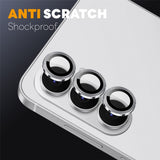 Samsung Galaxy S26 NORTHJO Camera Lens Protection - Metal & Glass - Silver