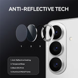 Samsung Galaxy S26 NORTHJO Camera Lens Protection - Metal & Glass - Silver