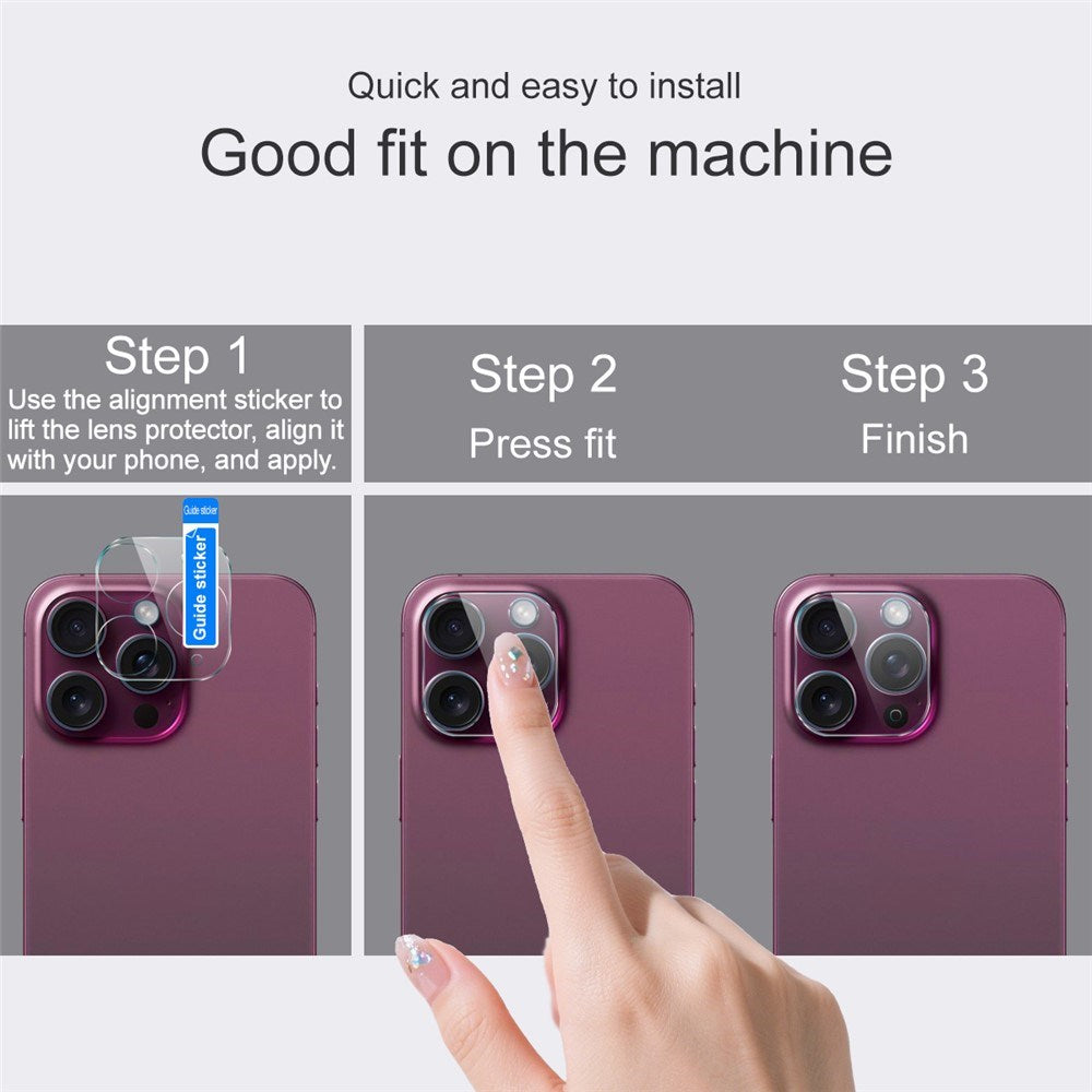 Honor 600 Lite IMAK Camera Lens Protective Glass - Transparent