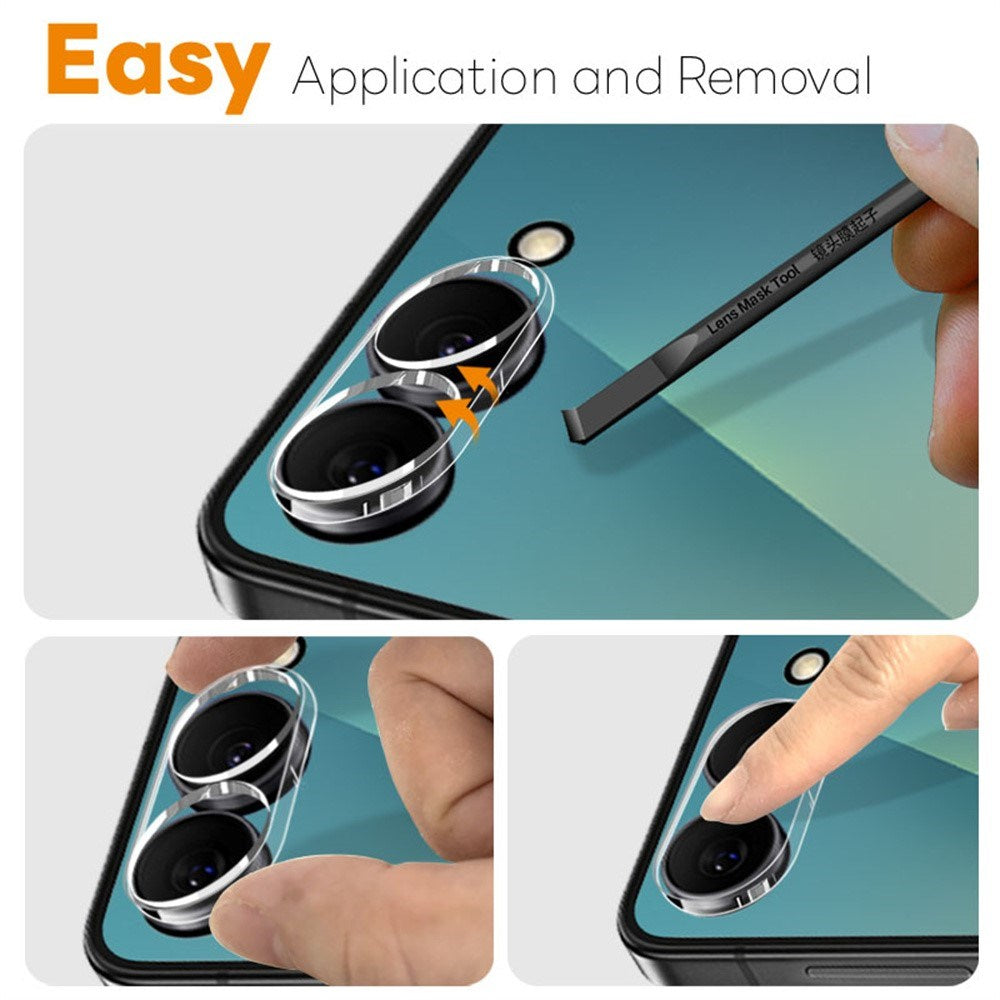 Samsung Galaxy Z Flip8 NORTHJO Tempered Camera Lens Glass - Transparent
