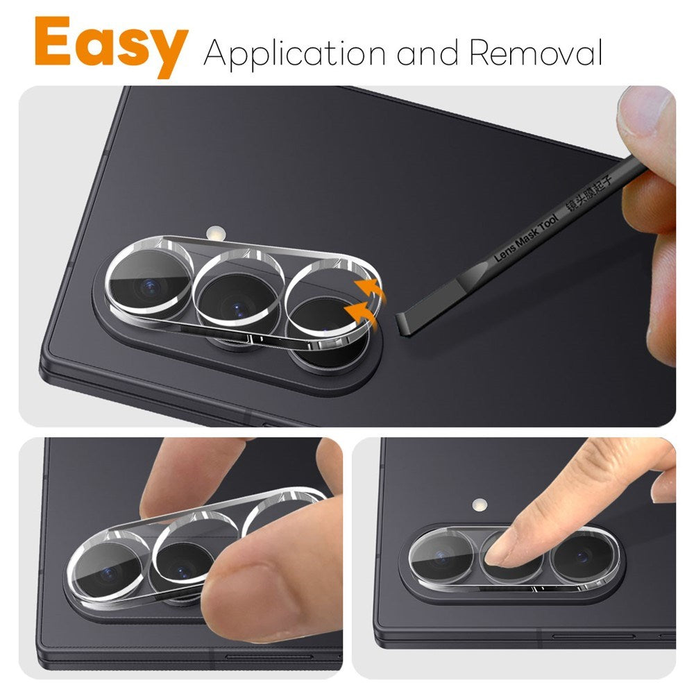 Samsung Galaxy Z Fold8 Ultra NORTHJO Tempered Camera Lens Protector Glass - Transparent