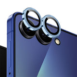 Samsung Galaxy Z Flip8 NORTHJO Camera Lens Protector - Metal & Glass - Blue