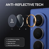 Samsung Galaxy Z Fold8 Ultra NORTHJO Camera Lens Protector - Metal & Glass - Gold