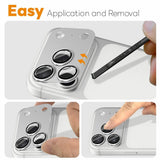 iPhone 18 Pro NORTHJO Camera Lens Protector - Grey