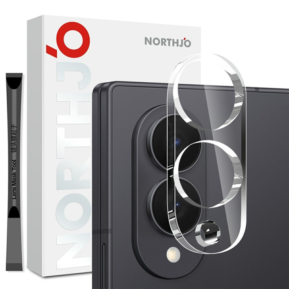 Samsung Galaxy Z Fold8 NORTHJO Tempered Camera Lens Protector Glass - Transparent