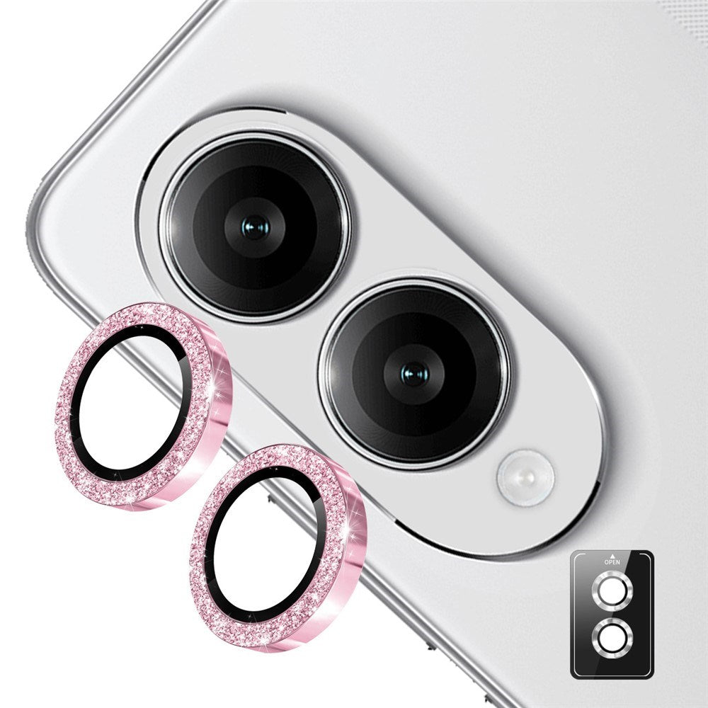Samsung Galaxy Z Fold8 ENKAY Glitter Camera Lens Protector - Pink