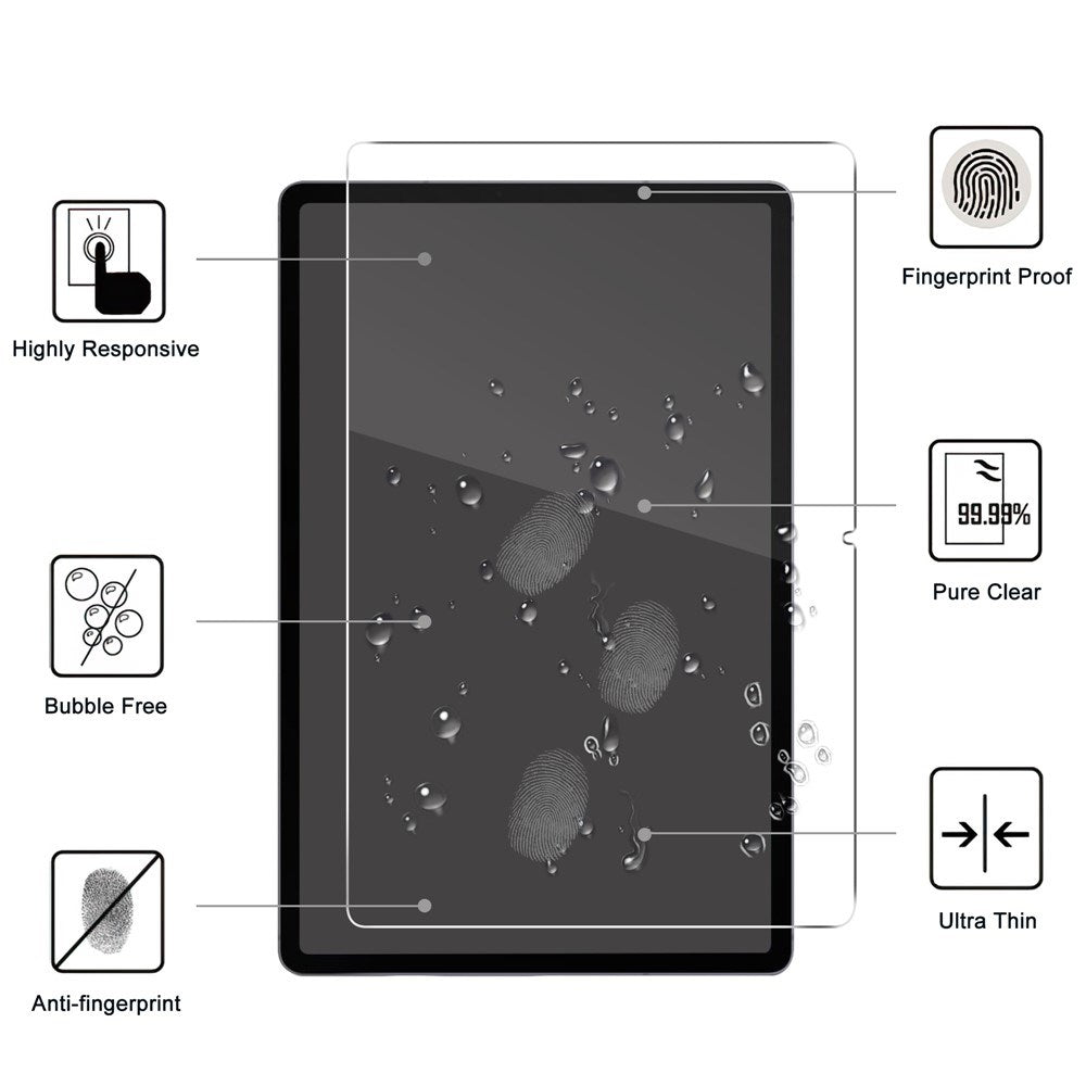 Samsung Galaxy Tab S12 Ultra WANLONFENG Tempered 2.5D Glass - Screen Protection - Transparent