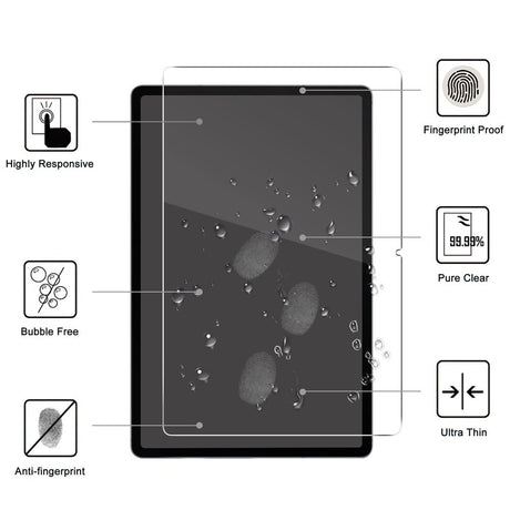 Samsung Galaxy Tab S12+ (Plus) WANLONFENG Tempered 2.5D Glass - Screen Protection - Transparent
