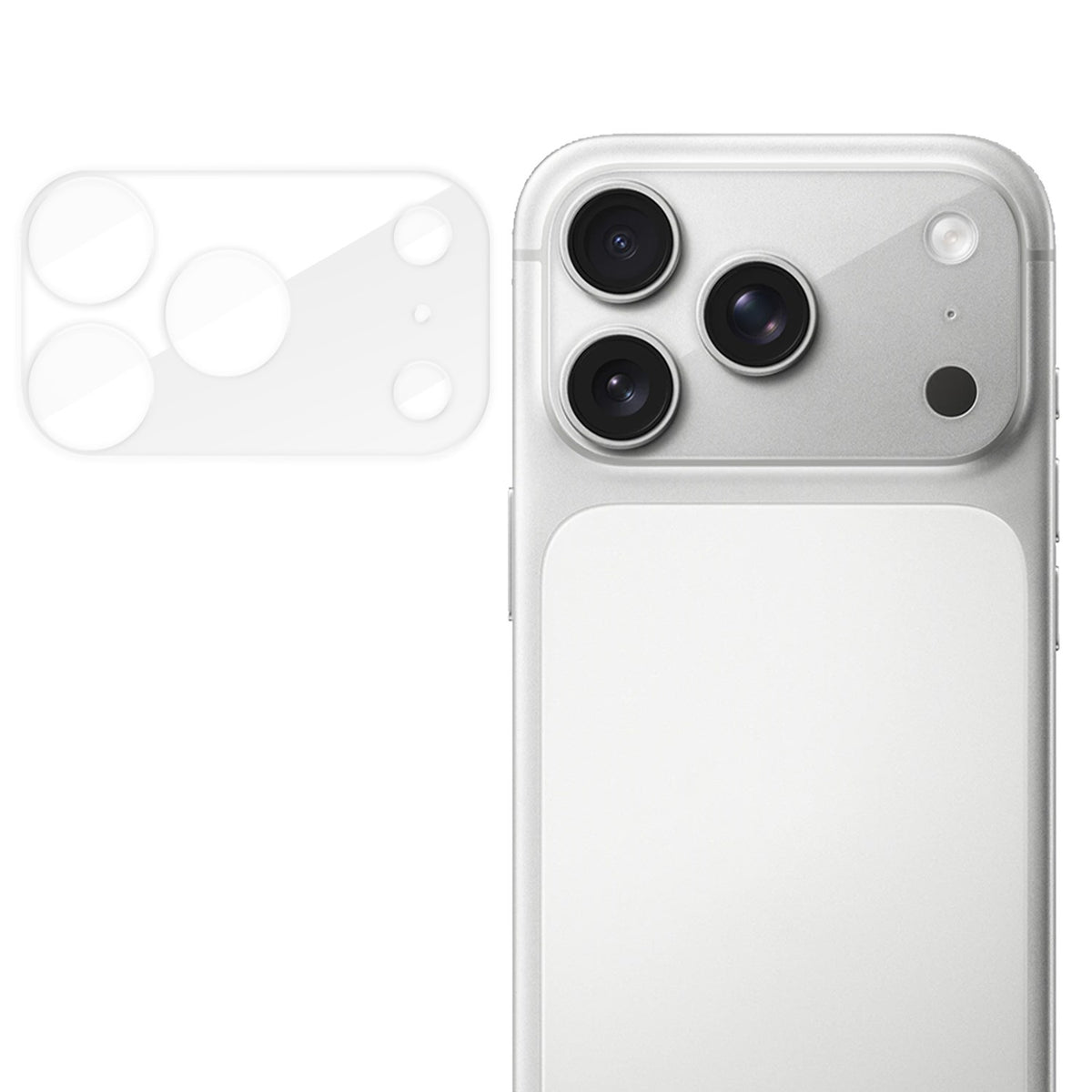 iPhone 18 Pro Tempered Camera Lens Protection Glass - Transparent