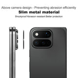 Google Pixel 11 Pro Fold IMAK Camera Protective Glass with Metal Edge - Transparent / Black Edge