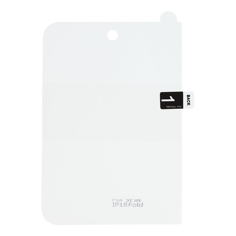 iPhone Fold Hydrogel Screen Protector Film For Outer Screen - Transparent