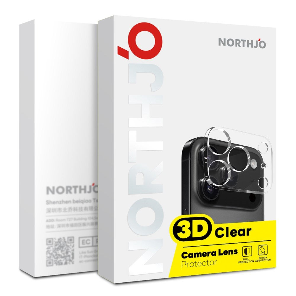 iPhone Fold NORTHJO Tempered Camera Lens Glass - Transparent