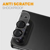 iPhone Fold NORTHJO Tempered Camera Lens Glass - 2 Pcs. - Transparent / Black