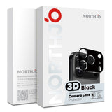 iPhone Fold NORTHJO Tempered Camera Lens Glass - Black