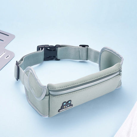 Sports Running Belt (Max. Mobile: 180 x 95 x 25 mm) with Built-in Reflector - Gray