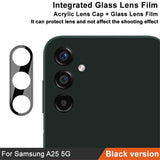 Samsung Galaxy A25 (5G) IMAK Camera Lens Protective Glass - Transparent / Black