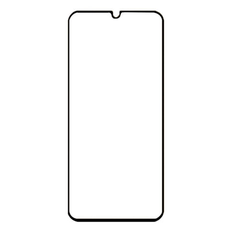 Xiaomi Redmi 13C (4G) / 13C (5G) / Poco C65 Tempered Glass - Case Friendly - Transparent / Black Edge