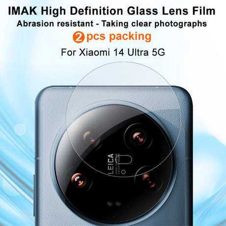 Xiaomi 14 Ultra IMAK Protective Glass for Camera Lens - 2 pcs. - Transparent