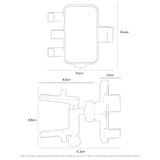 Adjustable Car Phone Holder - Black