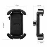 Phone Holder for Bicycle (Max. Mobile: 170mm) - Bicycle Handlebar - Black