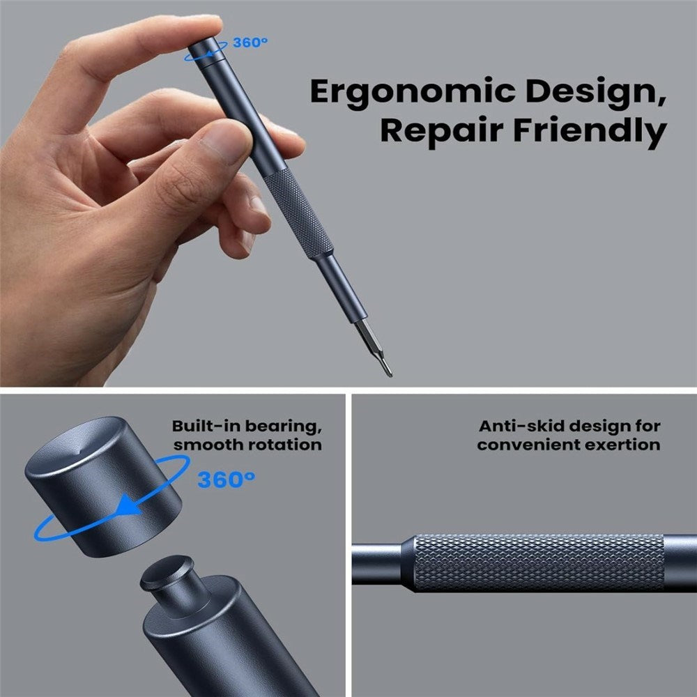 AXTH 25-in-1 Screwdriver Set for Phone / Tablet / Computer / Watch - Black