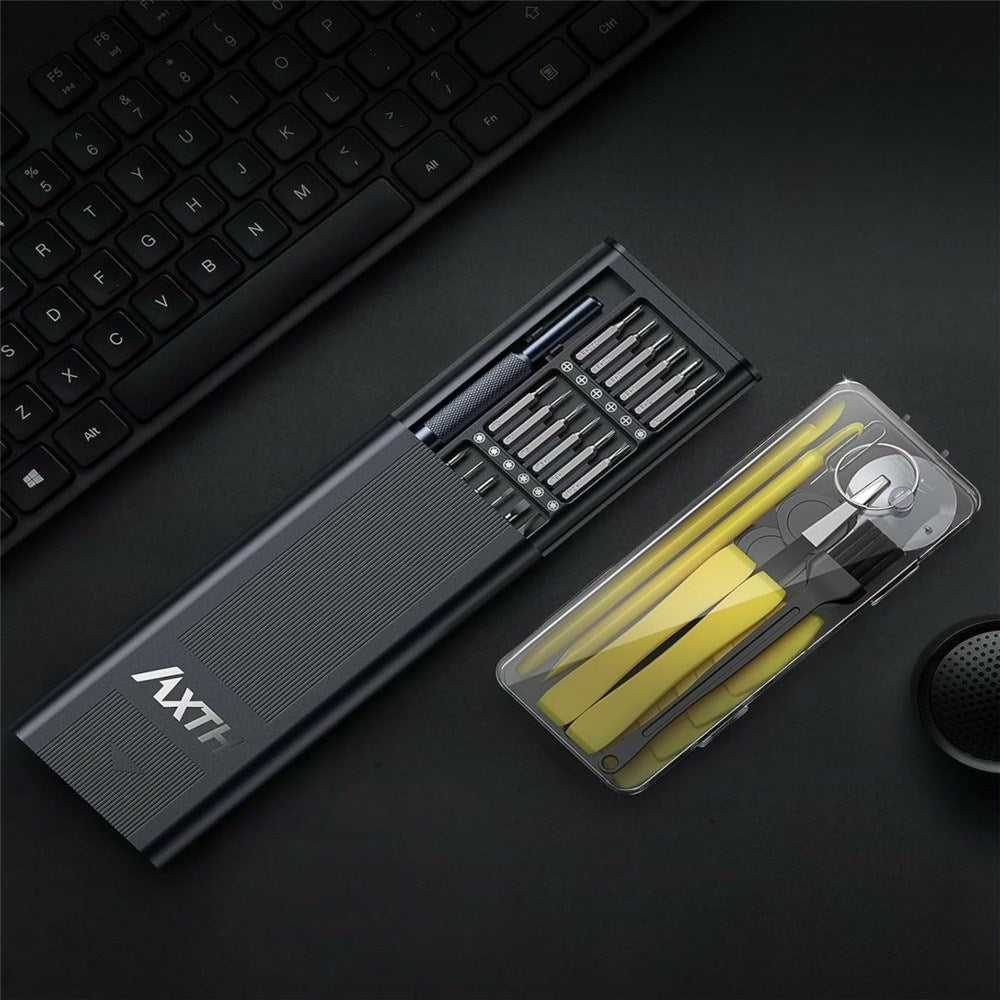 AXTH 38-in-1 Multifunctional Screwdriver Set - Black / Yellow