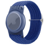 AirTag Braided Fabric Strap - Blue