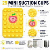 Silicone Suction Cup Phone Holder with Apple - MagSafe Compatible - Pink
