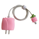 Silicone Protector for Apple 18W / 20W Charge - Tulip - Pink