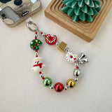 30cm Wrist Strap with Carabiner - Christmas Theme