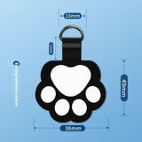 Cat Paw Insert Plate for Phone Strap - White