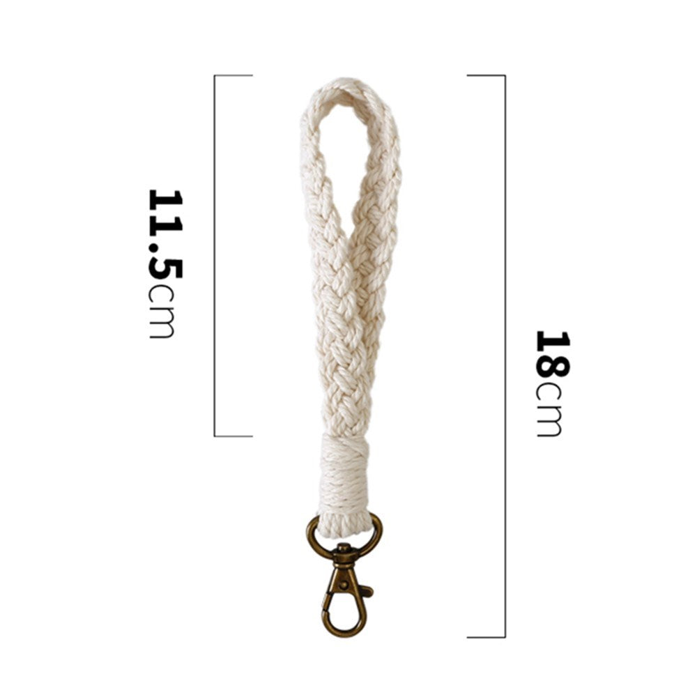Key Lanyard / Wrist Strap 18cm - Textile - Blue